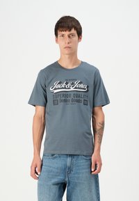 JJELOGO TEE O-NECK - T-Shirt print - stormy weather