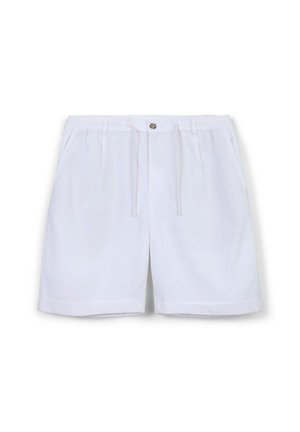 BERMUDA TINTA UNITA - Shorts - bianco ottico