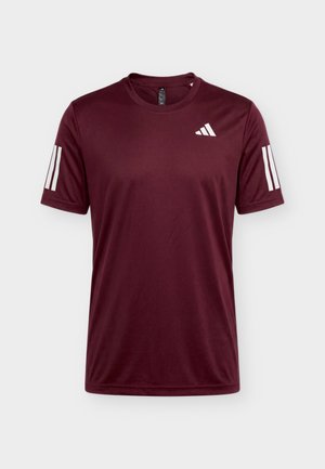 adidas Performance, CLUB 3 STRIPES TEE - T-shirt de sport - maroon