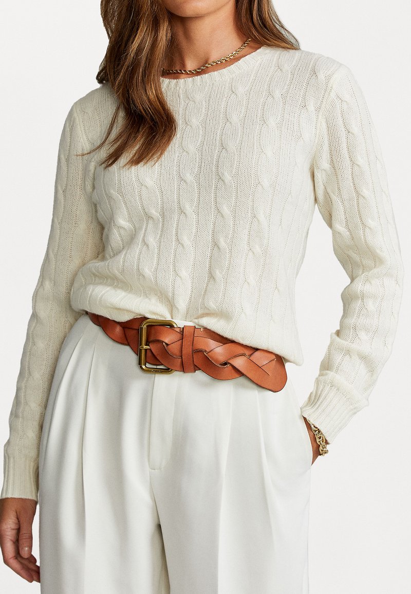 Polo Ralph Lauren JULIANNA CLASSIC LONG SLEEVE Pullover cream/écru
