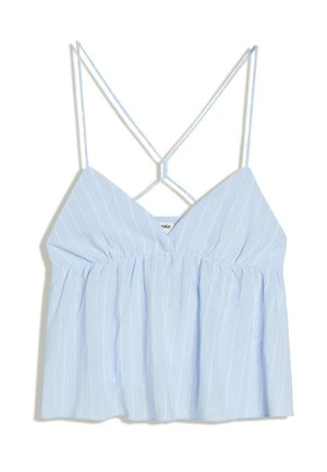 Bershka, TOP - Débardeur - light blue