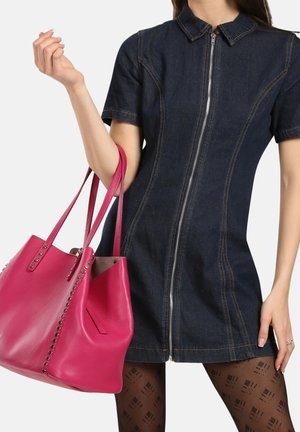 DrachenLeder, Tote bag - fuchsia pink