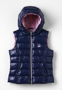 United Colors of Benetton WAISTCOAT - Väst - dark blue