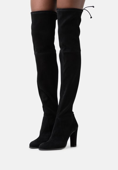 Stuart Weitzman HIGHLAND - Čižmy nad kolená - black