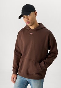 Diesel BOXT HOOD - Hoodie - brown
