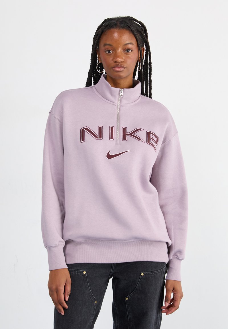 Nike Sportswear LOGO - Mikina - light violet ore/platinum violet/burgundy crush