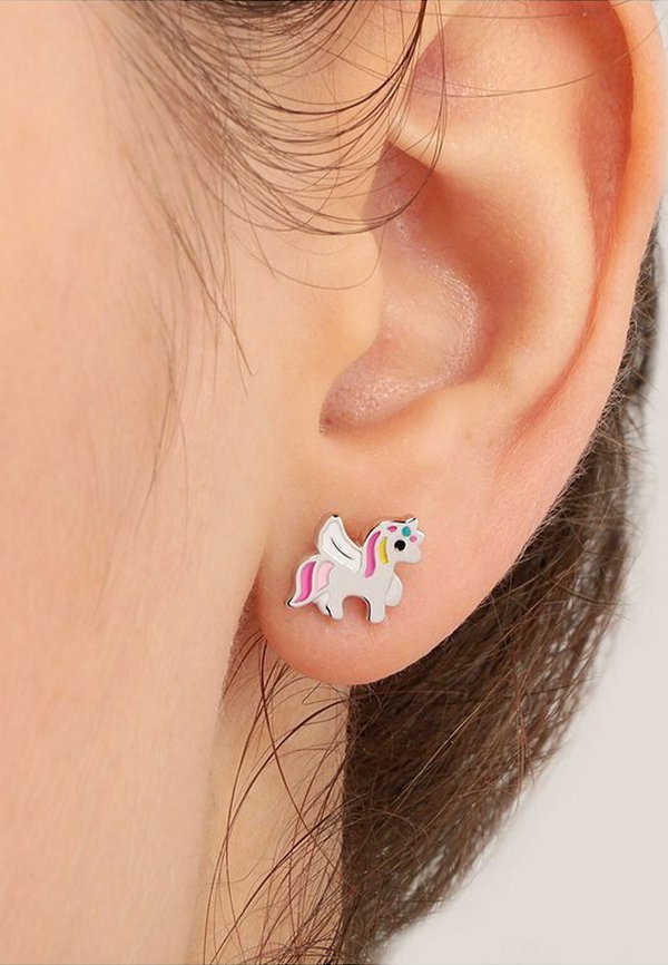 EMAILLE - Ohrringe - silberfarben