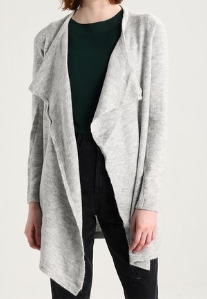 Vero Moda Strickjacke - mottled light grey