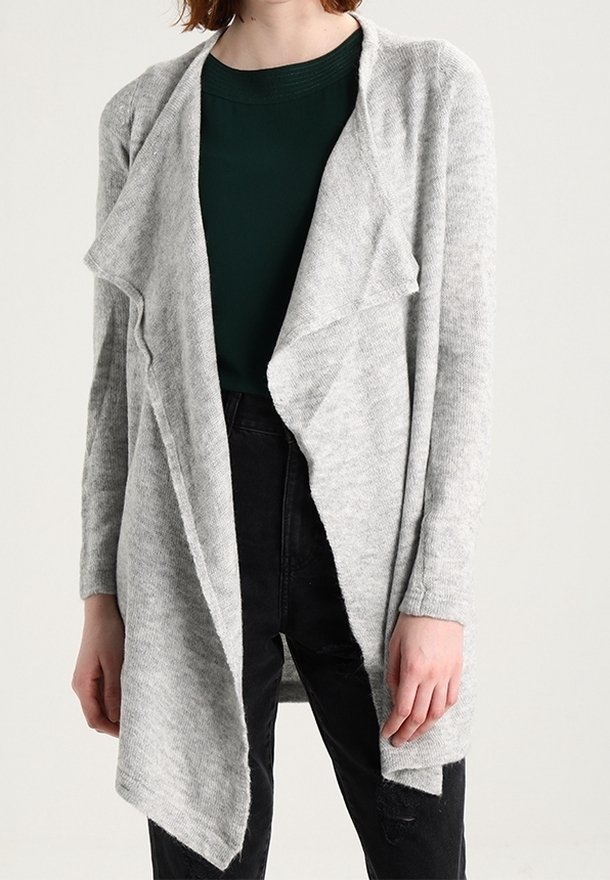 Vero Moda Kardigan - mottled light grey
