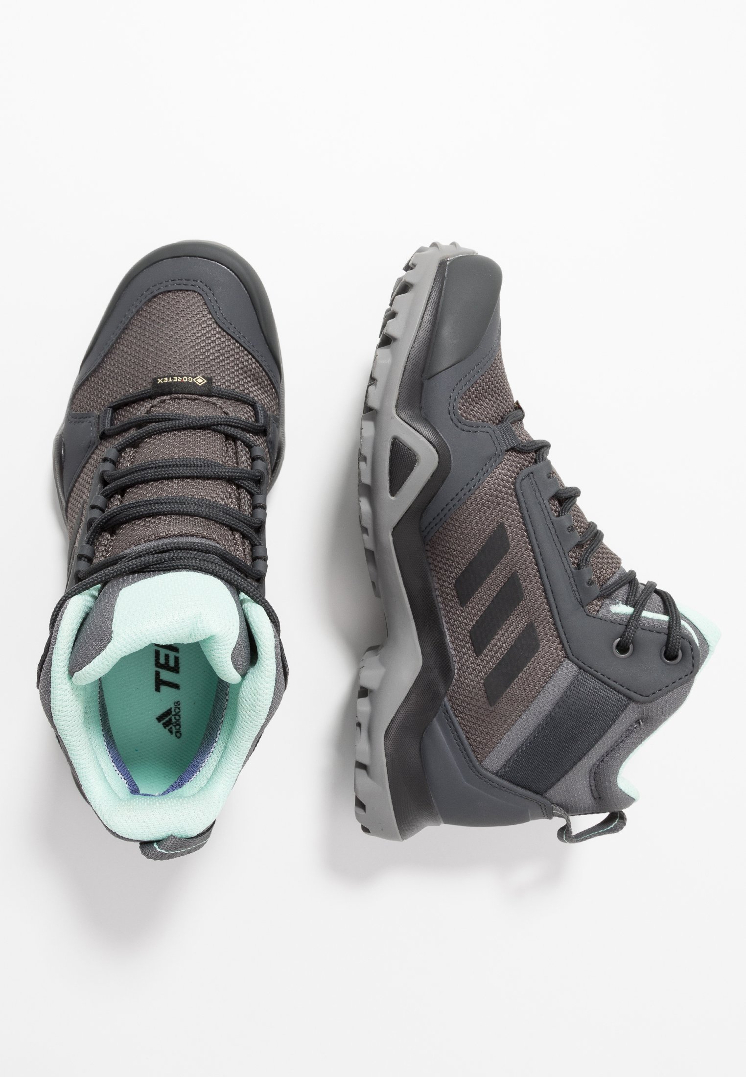 adidas Performance TERREX AX3 GORE-TEX - Fjellsko - core black/dough solid grey/purple tint adidas Performance TERREX AX3 GORE-TEX - Fjellsko - core black/dough solid grey/purple tint