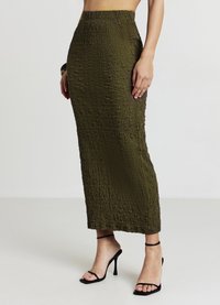 Calliope PERFEKTE - Gonna lunga - verde militare scuro