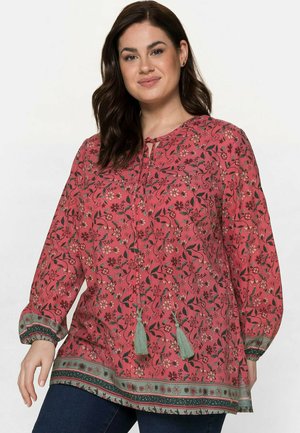 Sheego Tunica Lunga Camicetta Donna Maniche Lunghe