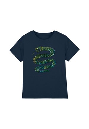 Warner Brothers, HARRY POTTER SLYTHERIN UNISEX - Print T-shirt - dark blue