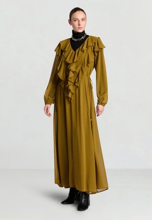 TINTA UNITA - Robe longue - verde kaki