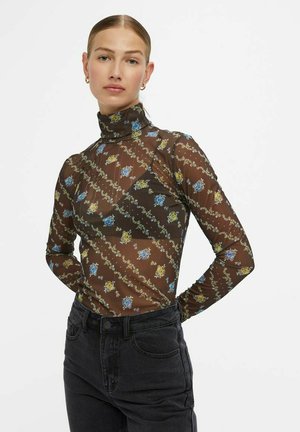 PRINT - Blouse - dark earth