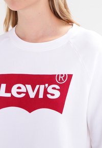 Levi's® RELAXED GRAPHIC CREW - Sudadera - better batwing white