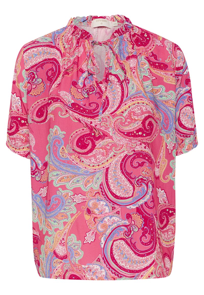 Cream Blouse donkerroze