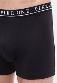 Pier One 5 PACK - Calzoncillos - bordeaux/black