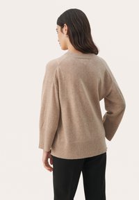 Part Two HELLINPW CASHMERE - Džemperis - light camel melange
