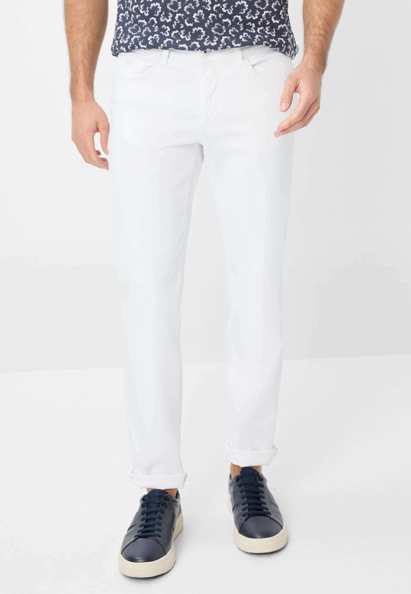 STYLE CADIZ - Jeans Straight Leg - denim weiß