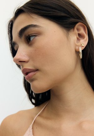 Stradivarius, SET 9 - Boucles d'oreilles - gold-coloured