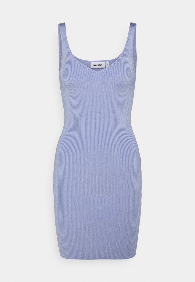 DRESS - Strikkjoler - blue