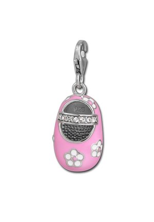 MÄDCHENSCHUH - Pendentif - silberfarben rosa weiß