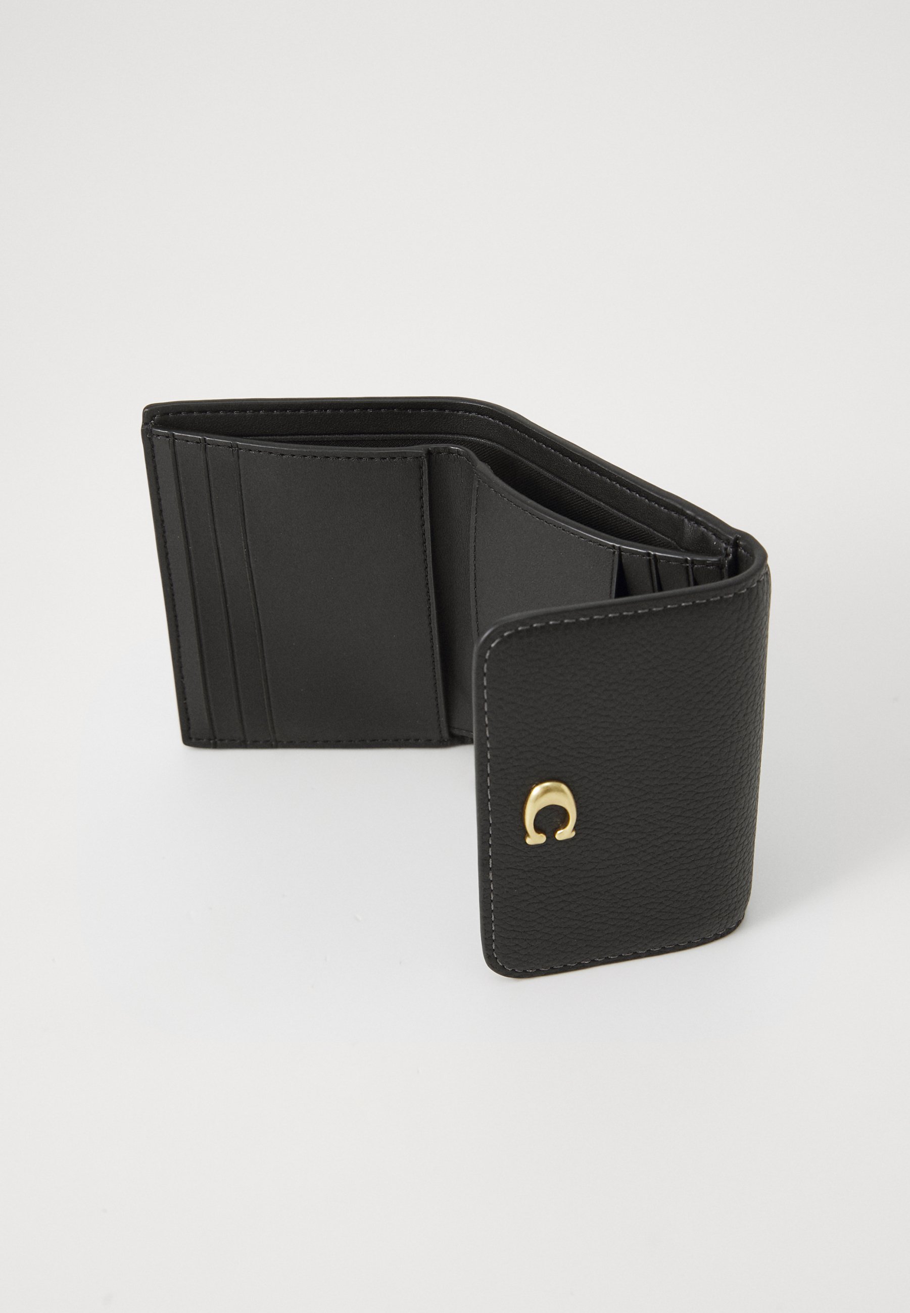 COACH MILA SMALL FLAP WALLET - Wallet - black - Zalando