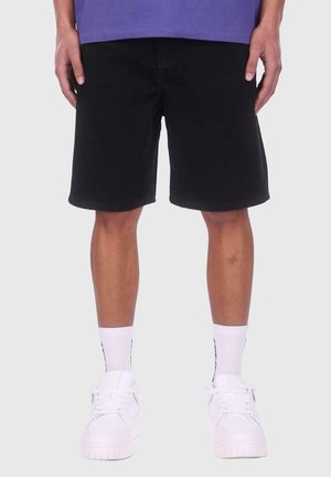Dropsize Jeansshort - black