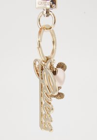 Porte-clés Guess Pour Femme - Avec Charme En Métal Doré, Style Designer