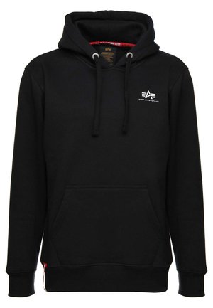 Alpha Industries SMALL LOGO - Mikina s kapucí - black