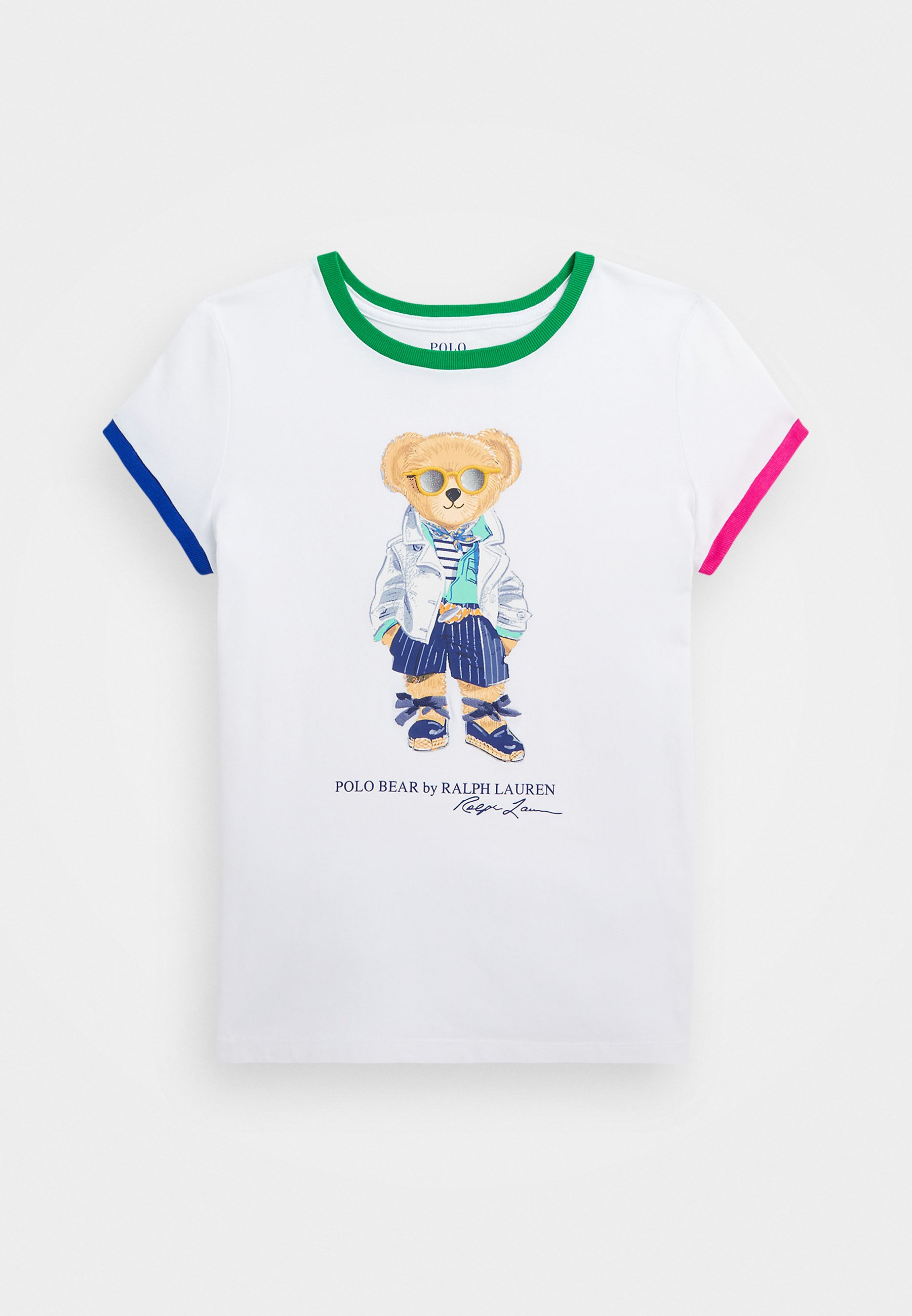 ralph lauren teddy bear white shirt