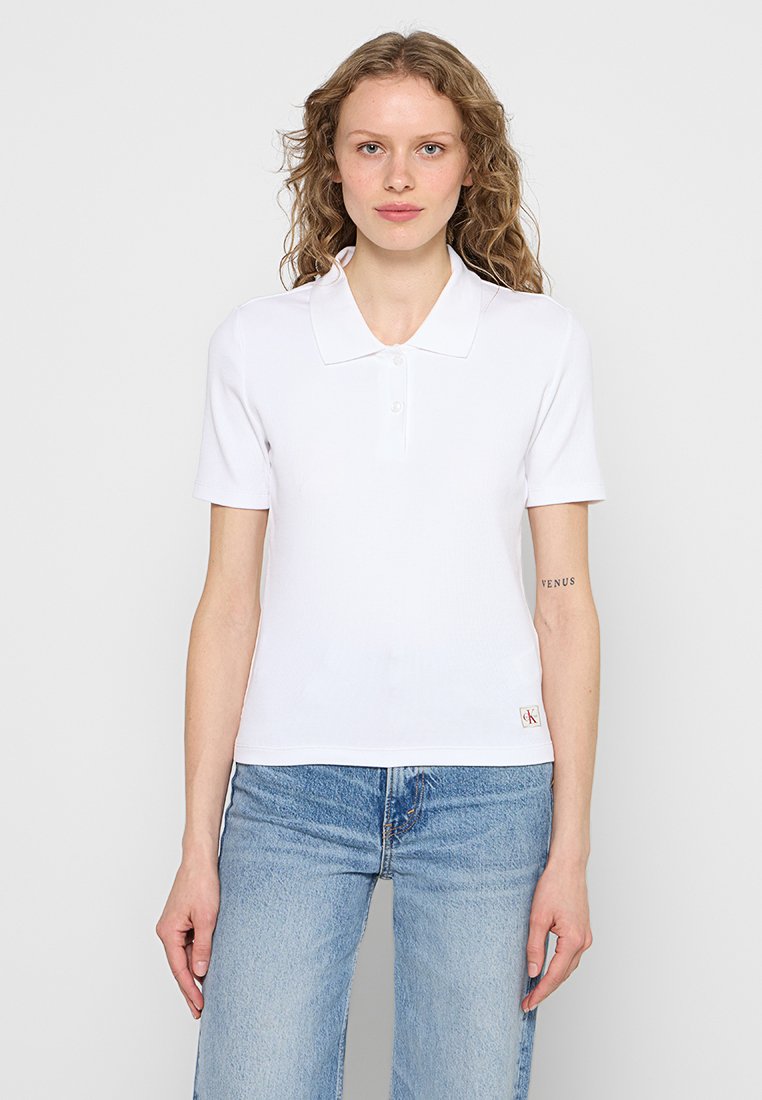 Calvin Klein Jeans Poloshirt wit Calvin Klein Jeans Poloshirt wit