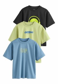 Ikke valgt, blue black green