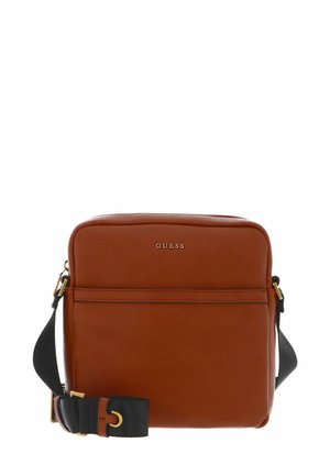 RIVIERA TOP ZIP FLAT - Sac bandoulière - brown