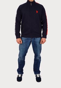 U.S. Polo Assn. Felpa con zip - dark blue