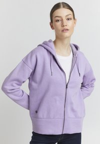 Oxmo OXHOLUNDER - Felpa con zip - sand verbena