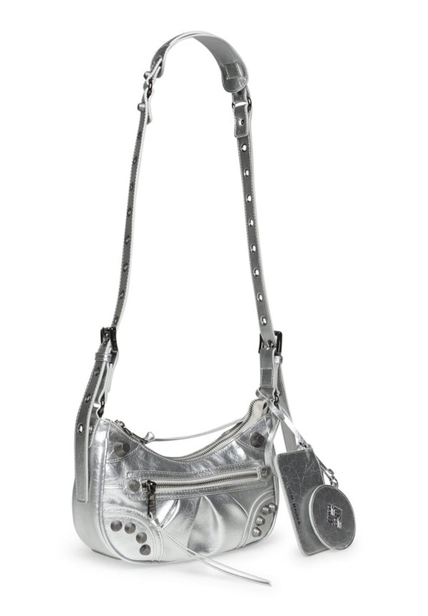 GLOWING - Cross body bag - silver4