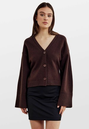 Strickjacke - chocolate