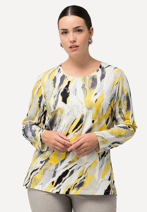 Ulla Popken Langærmet T-shirt - yellow