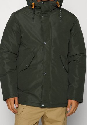 Wintermantel - mottled olive