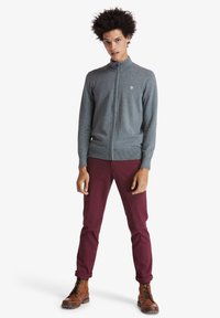 Timberland WILLIAMS RIVER FULL ZIP - Kofta - dark grey heather