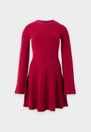 Gap Tall, FIT FLARE SWEATER DRESS - Φόρεμα-πουλόβερ - red