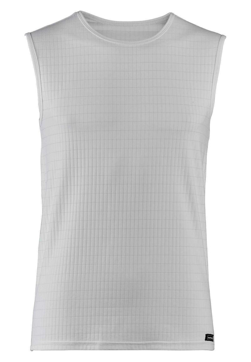 Bruno Banani CHECK LINE RUNDH - Undershirt - weiß/white - Zalando.de