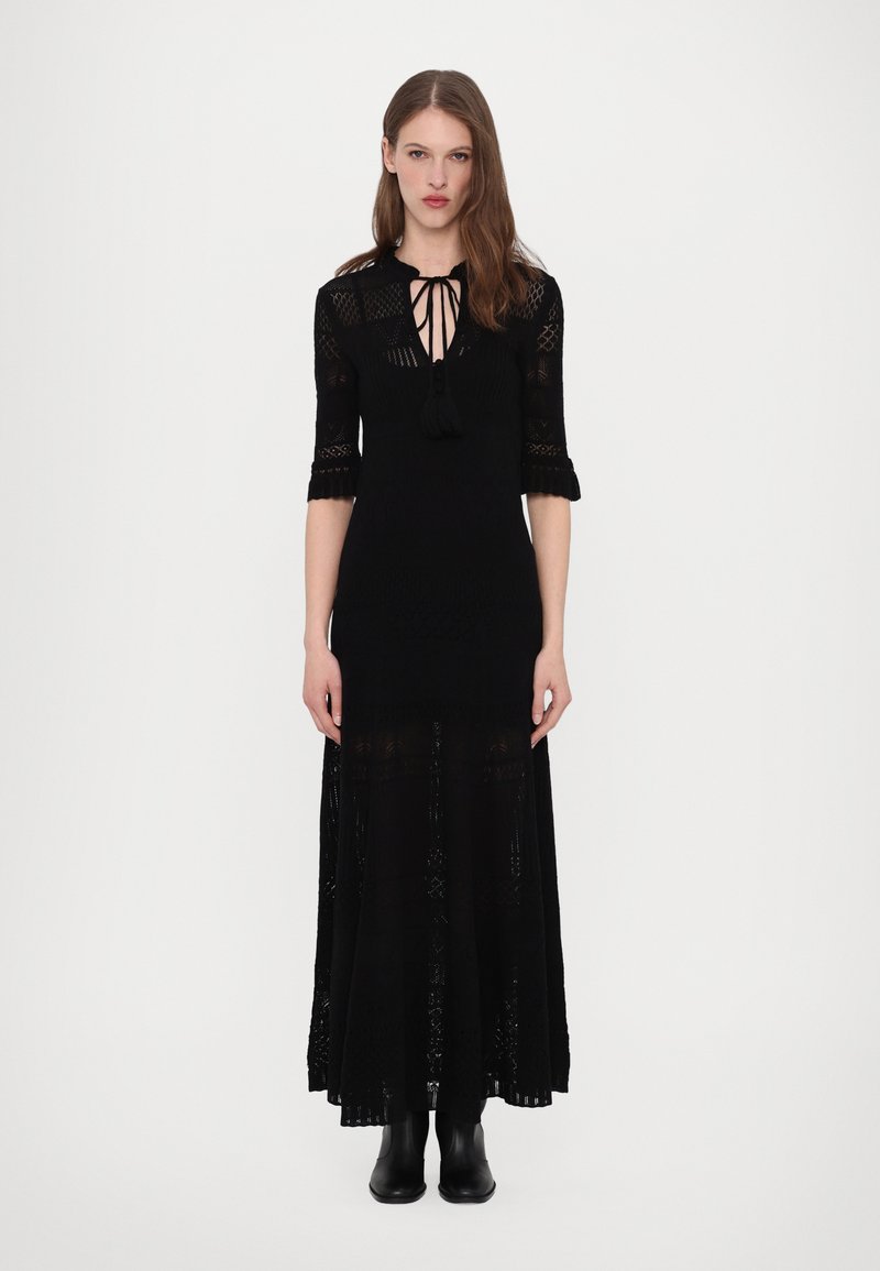 Zadig & Voltaire - MEMPHIS POINTELLE - Vestido de fiesta - noir, Ampliar