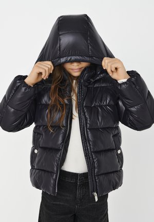 ONLY GIRLS KOGNEWEMMY SAVANNAH QUILTD  - Winterjacke - black/silver trim