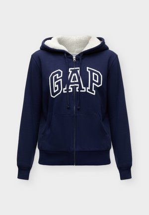 GAP, FRANCHISE - Sweat zippé - navy uniform