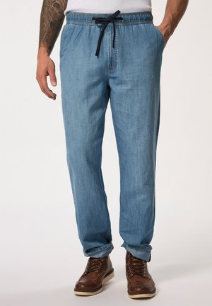 SLIP-ON WAIST - Jeans a sigaretta - bleached denim