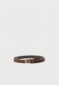LEATHER - Belt - chocolate