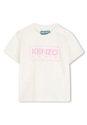 SHORT-SLEEVED  - T-shirt imprimé - ecru rose